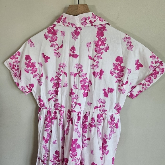 Tuckernuck Ro's Garden Pink Floral Jade Dress in Ines Magenta - Picture 12 of 14